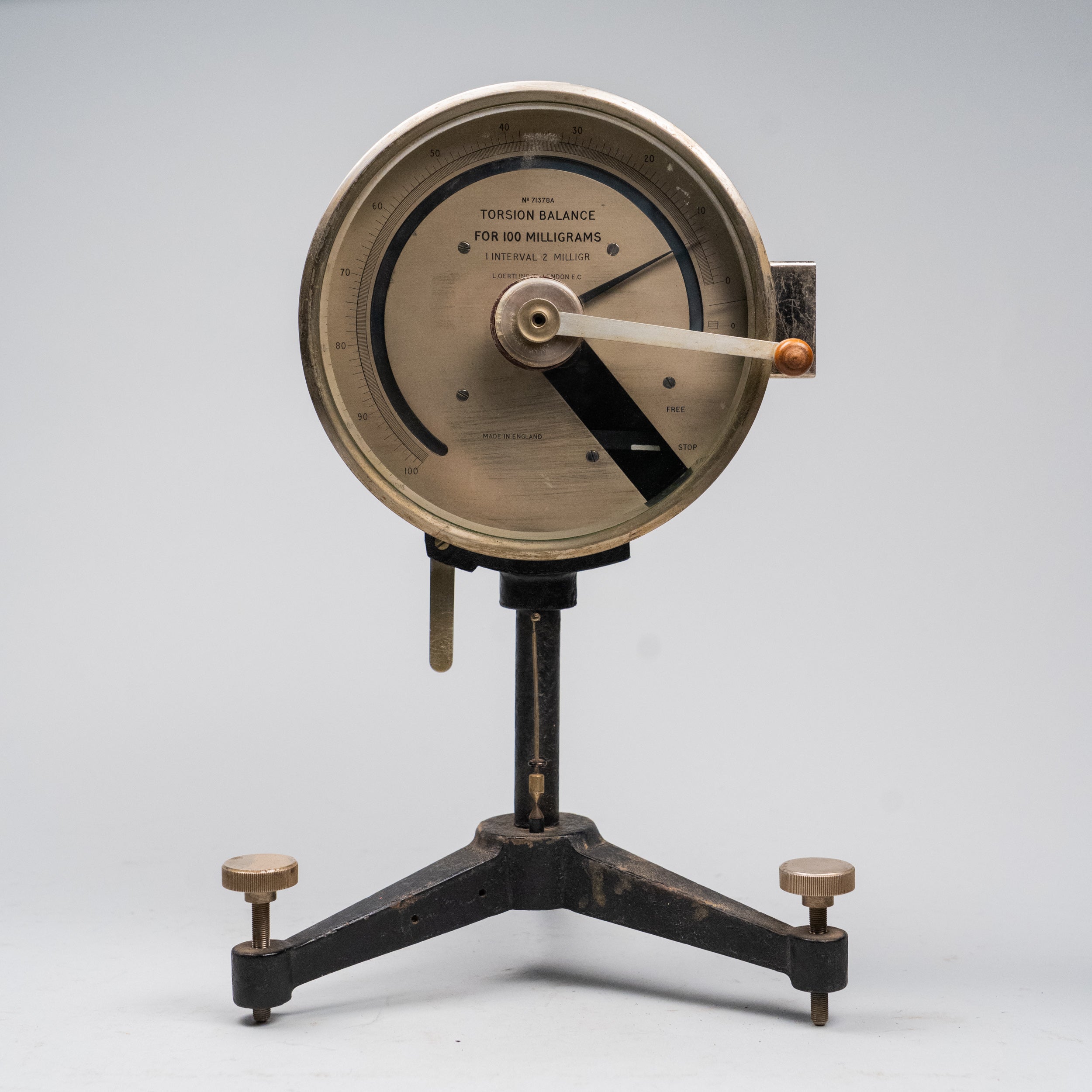 Precision Torsion Balance by L. Oertling Ltd