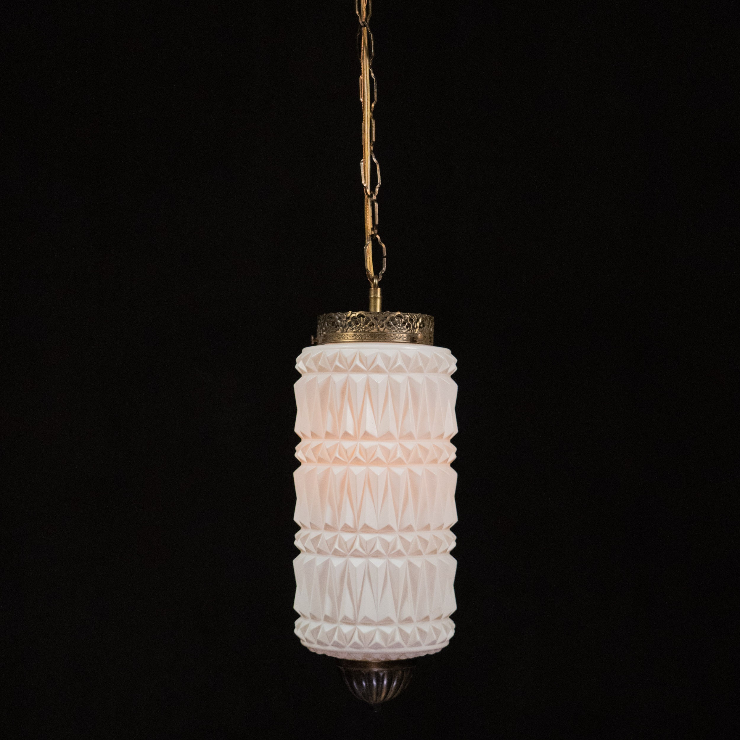 1970 Italian Brass Pendant Light