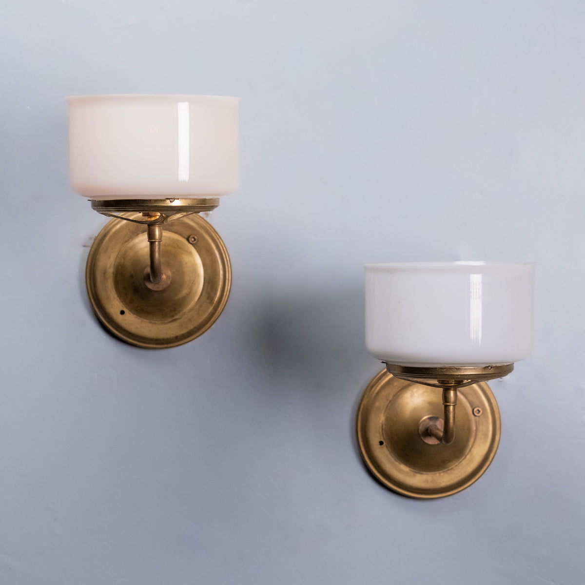 1920-30 brass sconces | Scott Landon Antiques and Interiors.