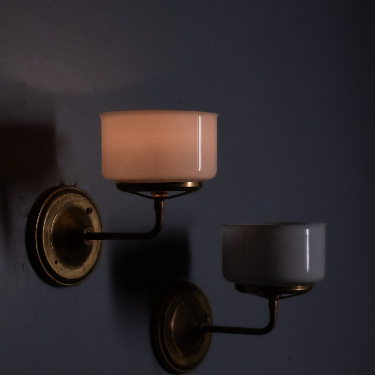 1920-30 brass sconces | Scott Landon Antiques and Interiors.