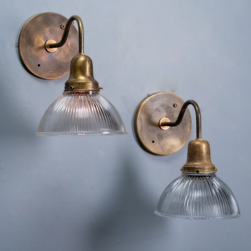 holophane sconces | Scott Landon Antiques and Interiors.