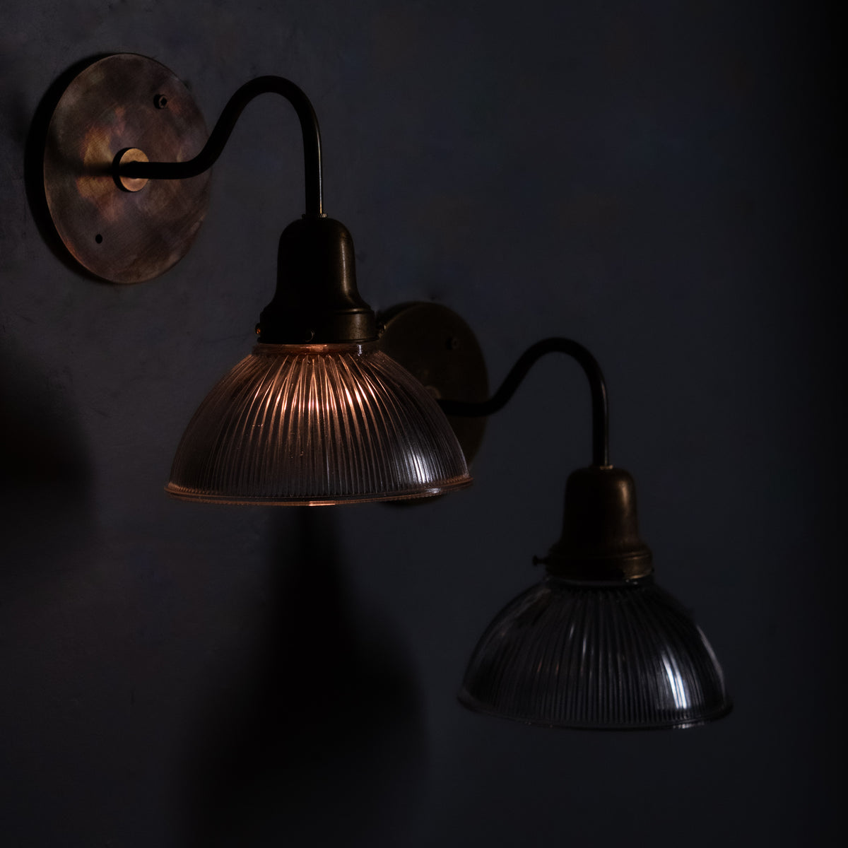 holophane sconces | Scott Landon Antiques and Interiors.