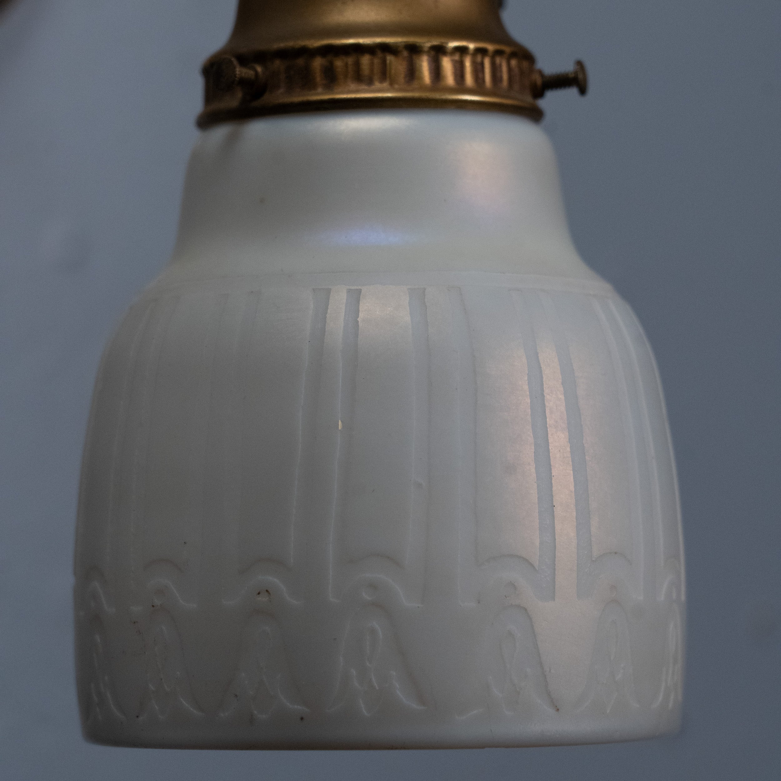 milk glass sconces | Scott Landon Antiques and Interiors.