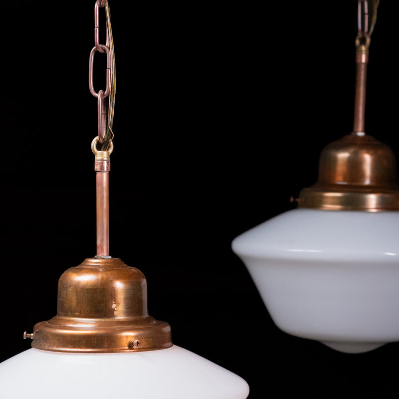 copper pendants | Scott Landon Antiques and Interiors.