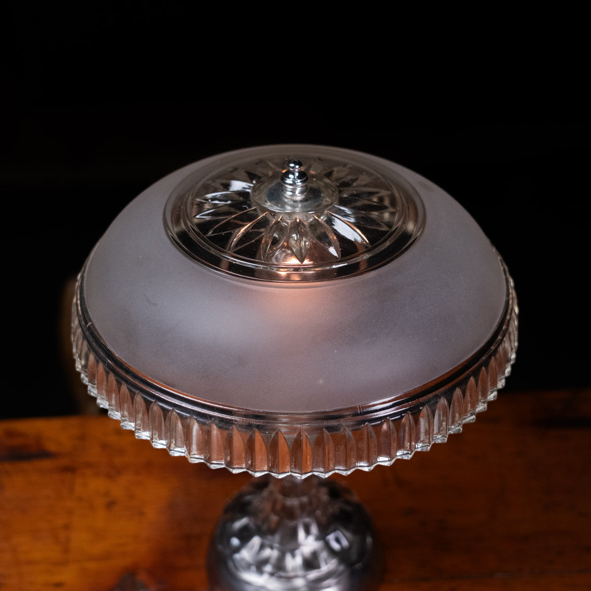 glass lamp | Scott Landon Antiques and Interiors.