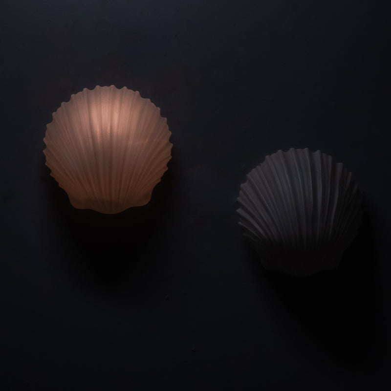 shell sconces | Scott Landon Antiques and Interiors.