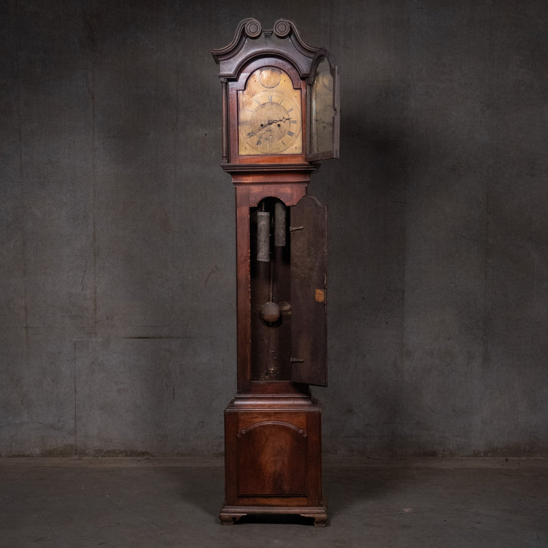 18th century American grandfather clock | Scott Landon Antiques and Interiors.