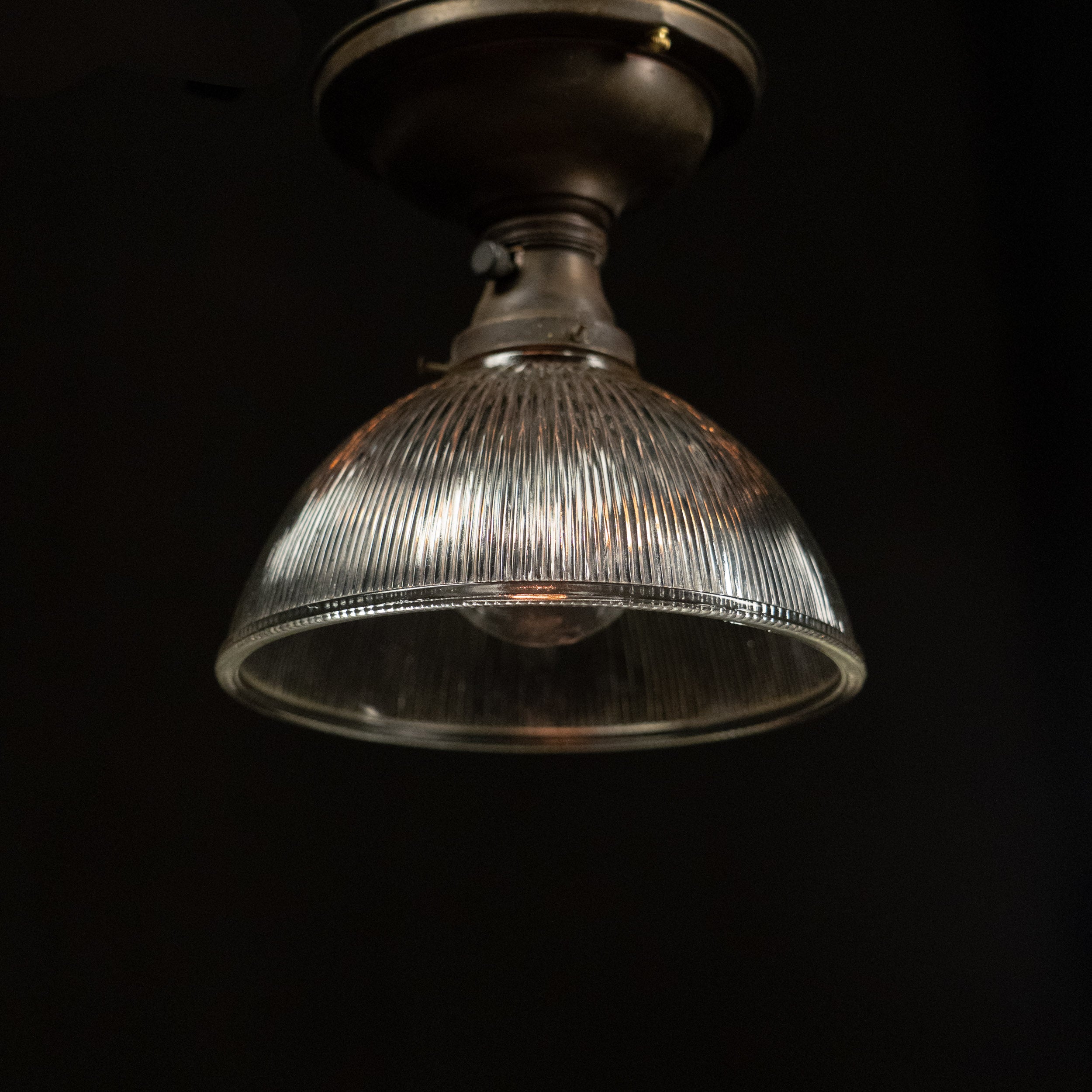1930 Holophane Style Flush Mount