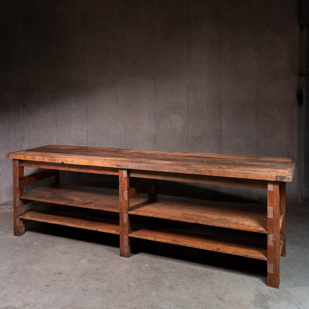 Antique work table kitchen island | Scott Landon Antiques and Interiors.