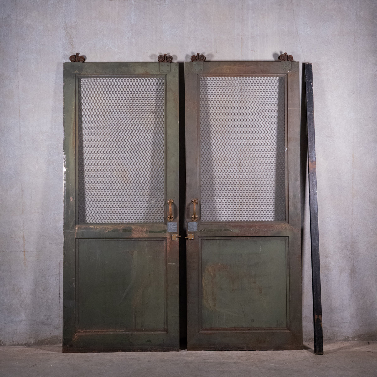 Industrial metal doors | Scott Landon Antiques and Interiors.