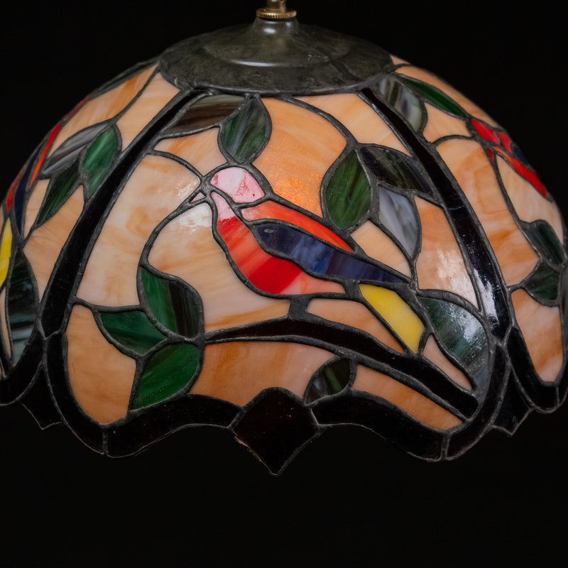 stain glass pendant | Scott Landon Antiques and Interiors.
