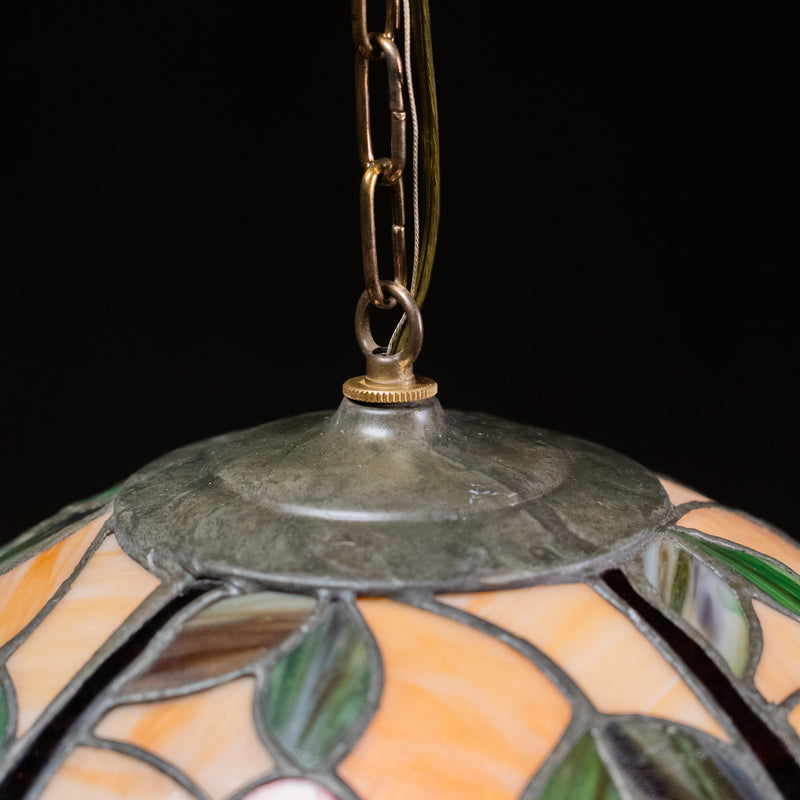 stain glass pendant | Scott Landon Antiques and Interiors.