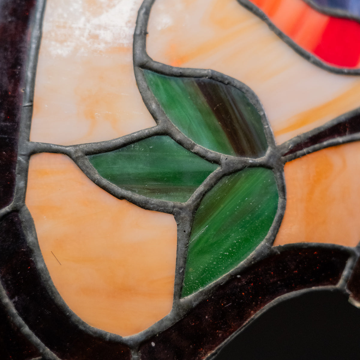 stain glass pendant | Scott Landon Antiques and Interiors.