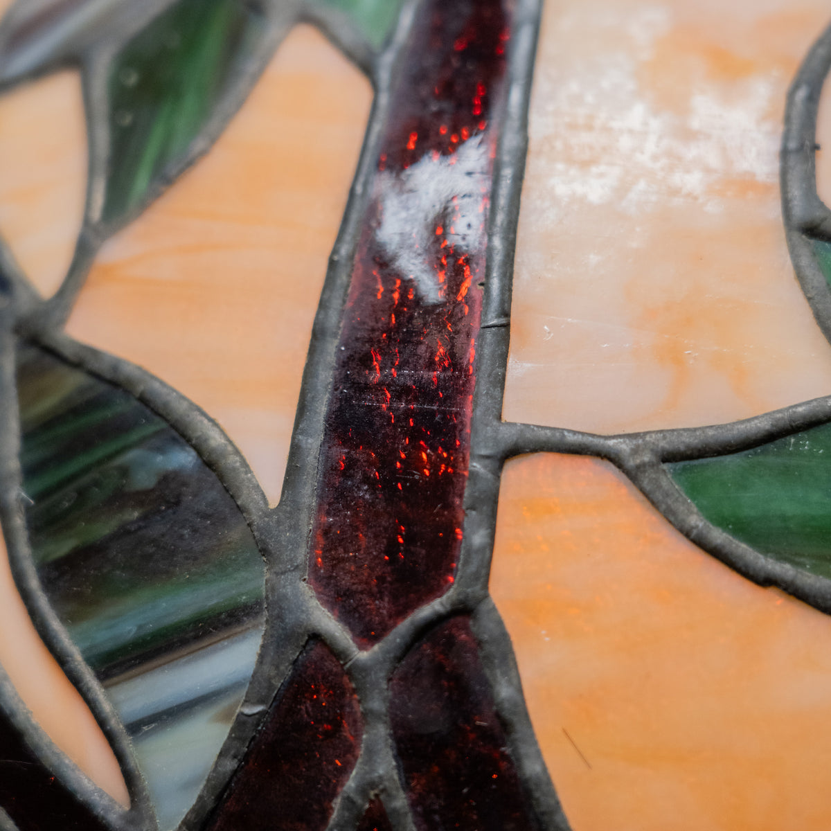 stain glass pendant | Scott Landon Antiques and Interiors.