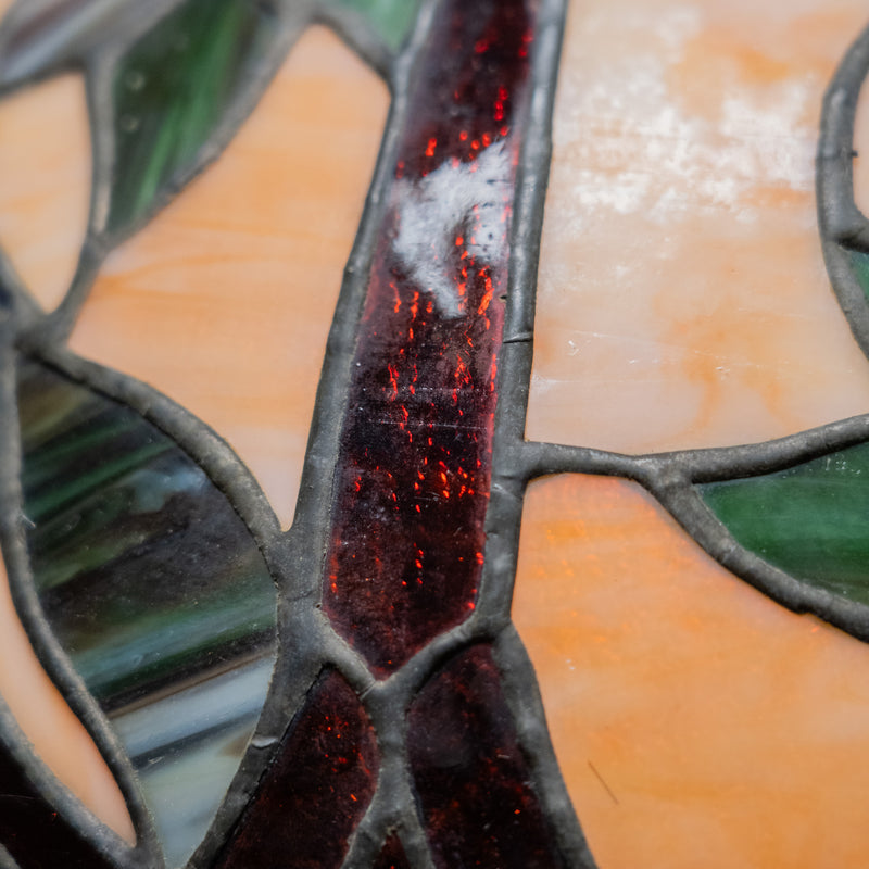 stain glass pendant | Scott Landon Antiques and Interiors.