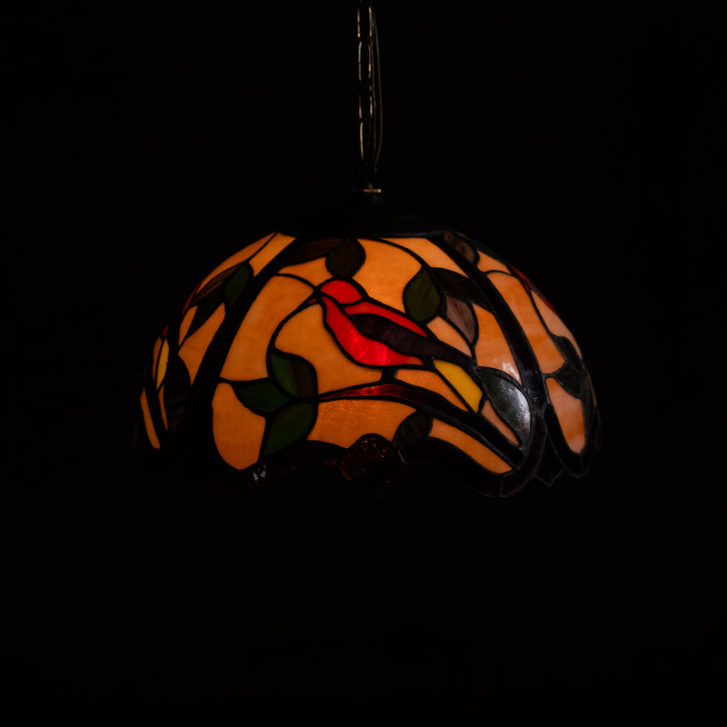 stain glass pendant | Scott Landon Antiques and Interiors.