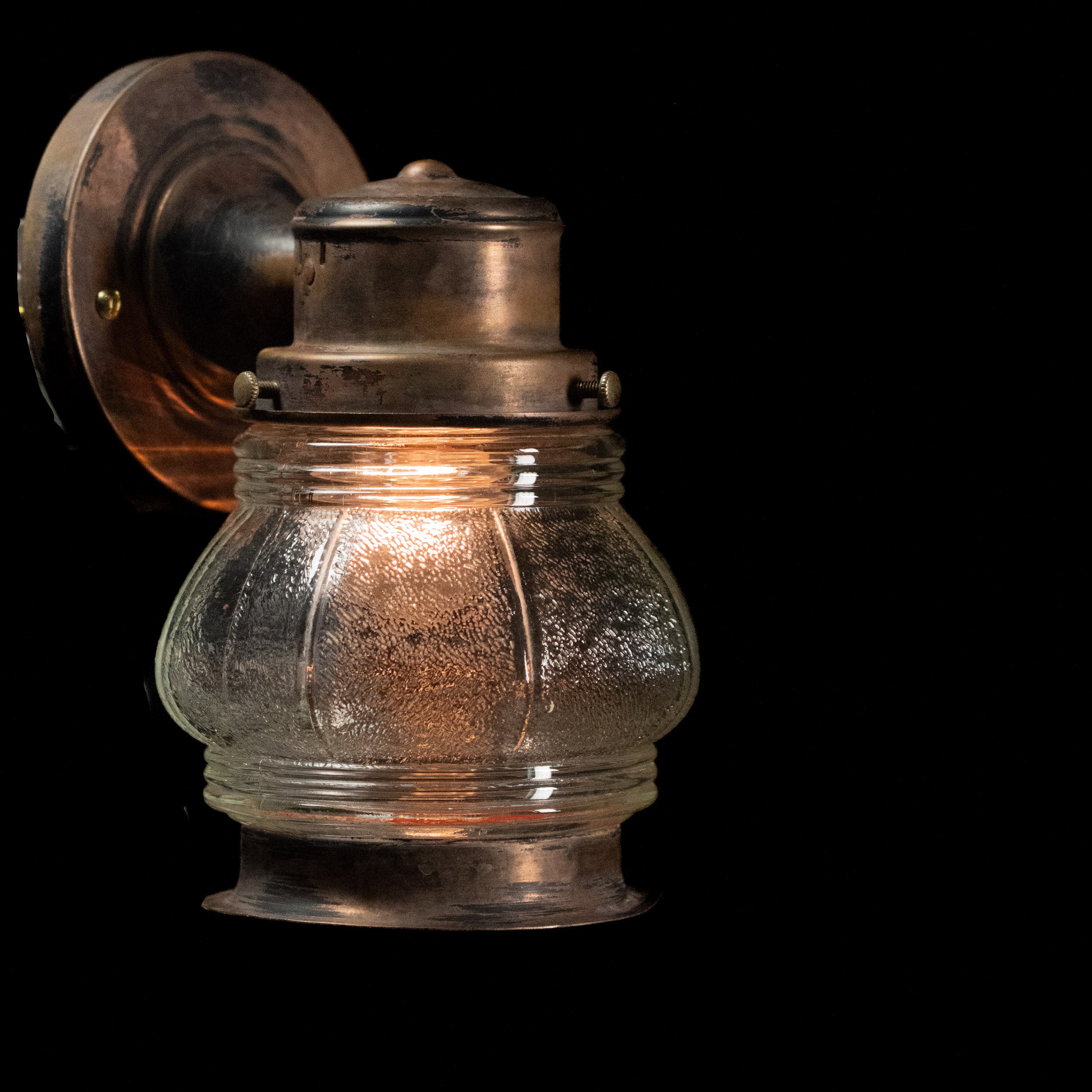 1920 Small Copper Sconce