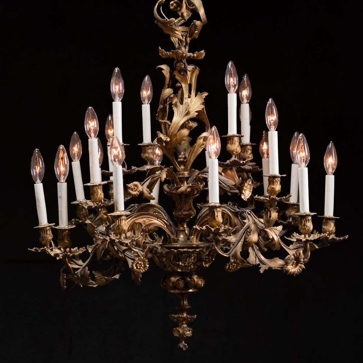 brass chandelier | Scott Landon Antiques and Interiors.