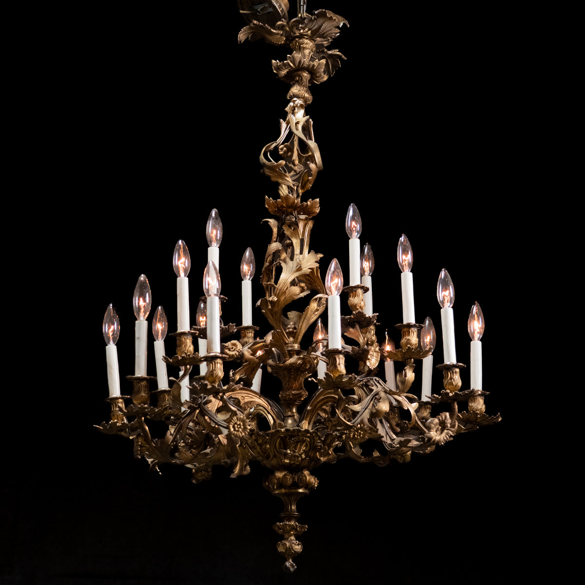 brass chandelier | Scott Landon Antiques and Interiors.