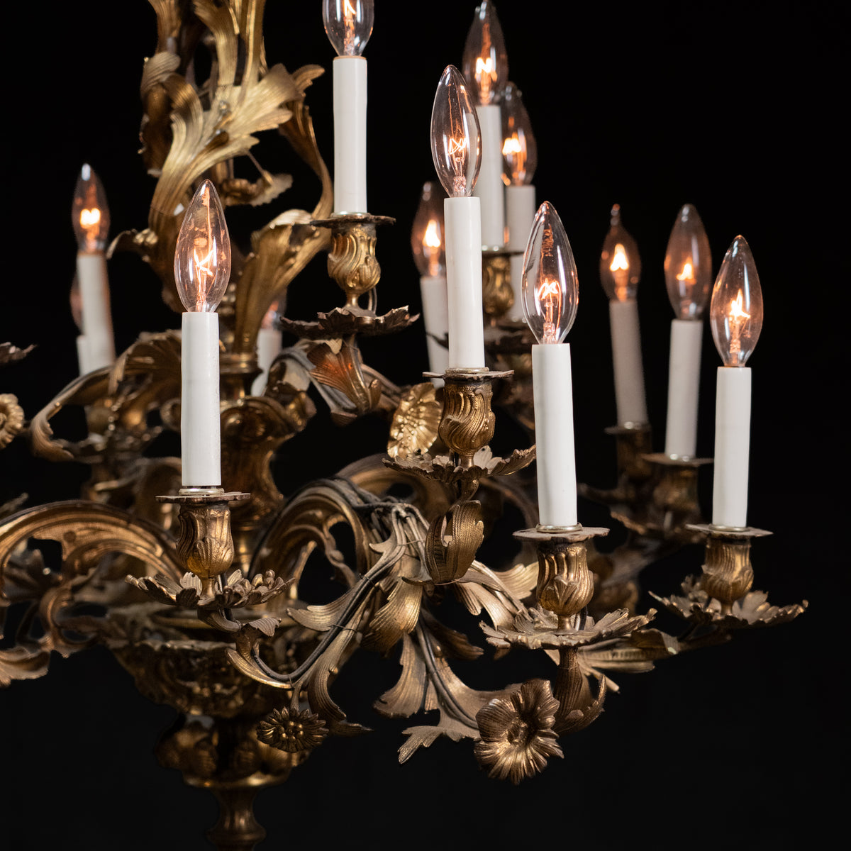brass chandelier | Scott Landon Antiques and Interiors.