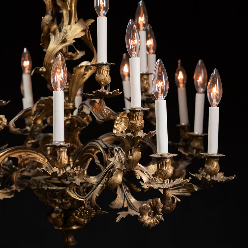 brass chandelier | Scott Landon Antiques and Interiors.