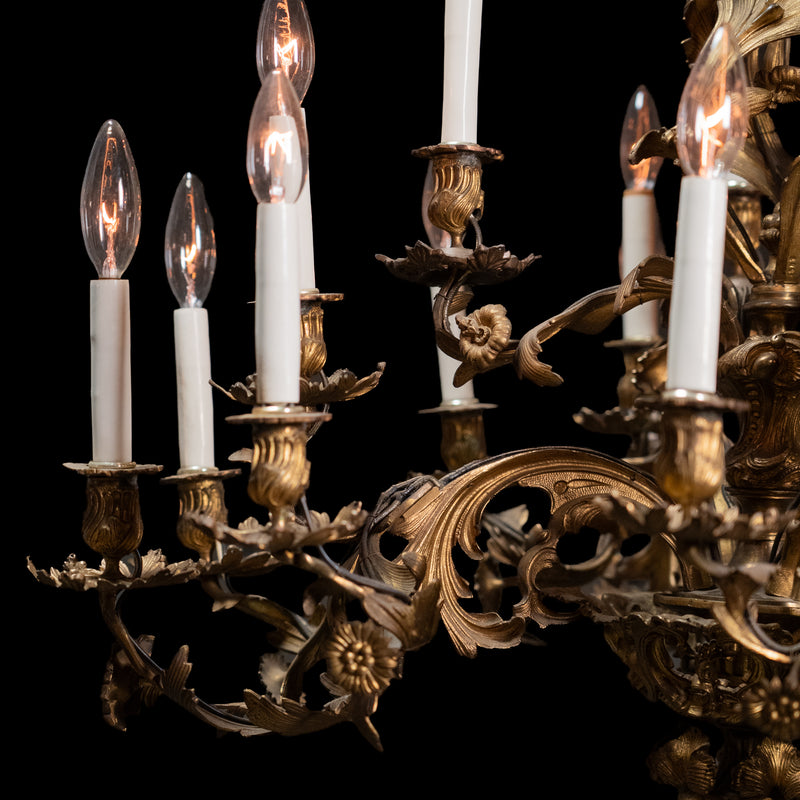 brass chandelier | Scott Landon Antiques and Interiors.
