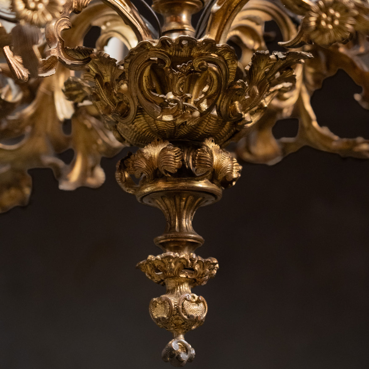 brass chandelier | Scott Landon Antiques and Interiors.
