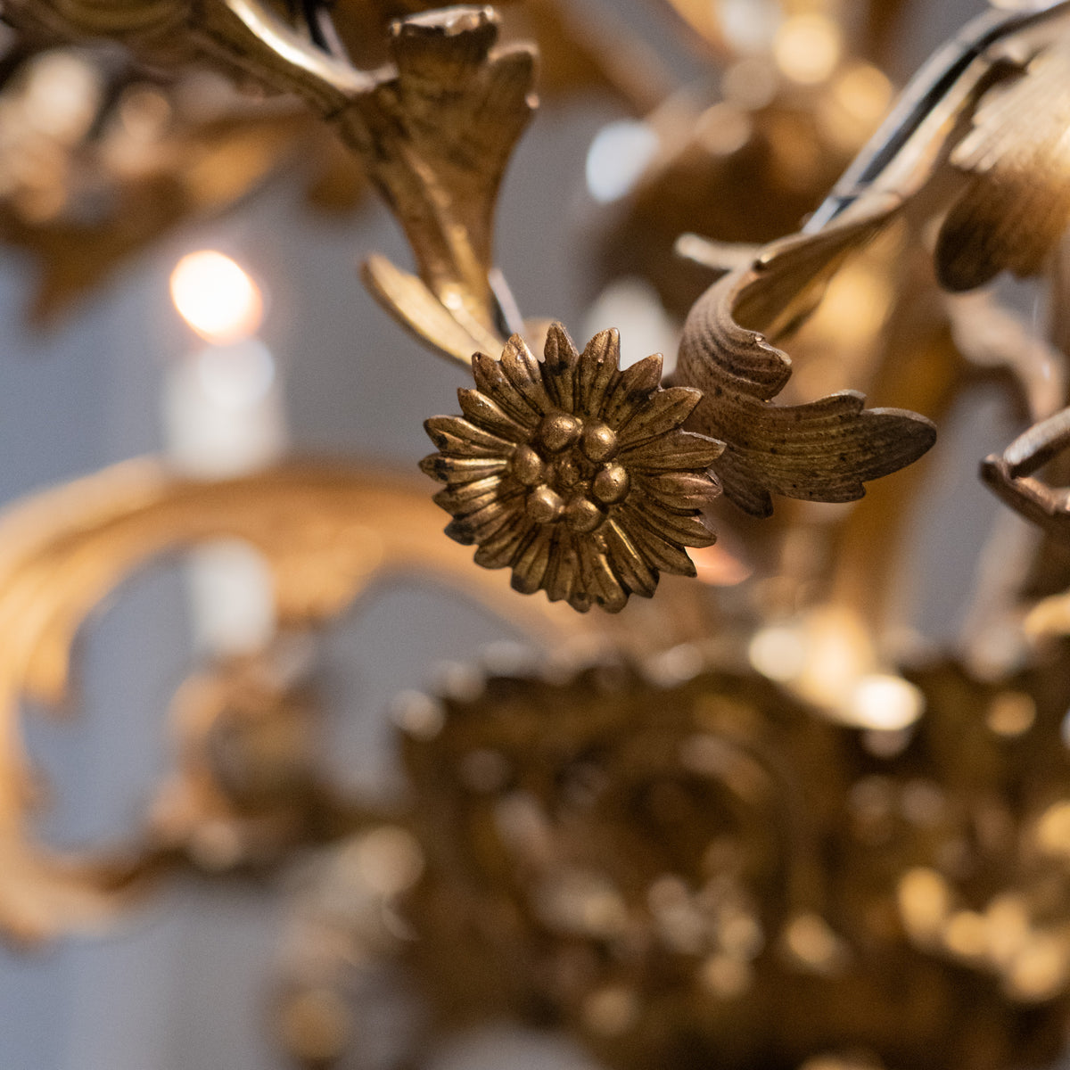 brass chandelier | Scott Landon Antiques and Interiors.