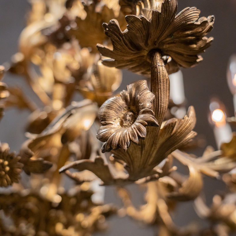 brass chandelier | Scott Landon Antiques and Interiors.