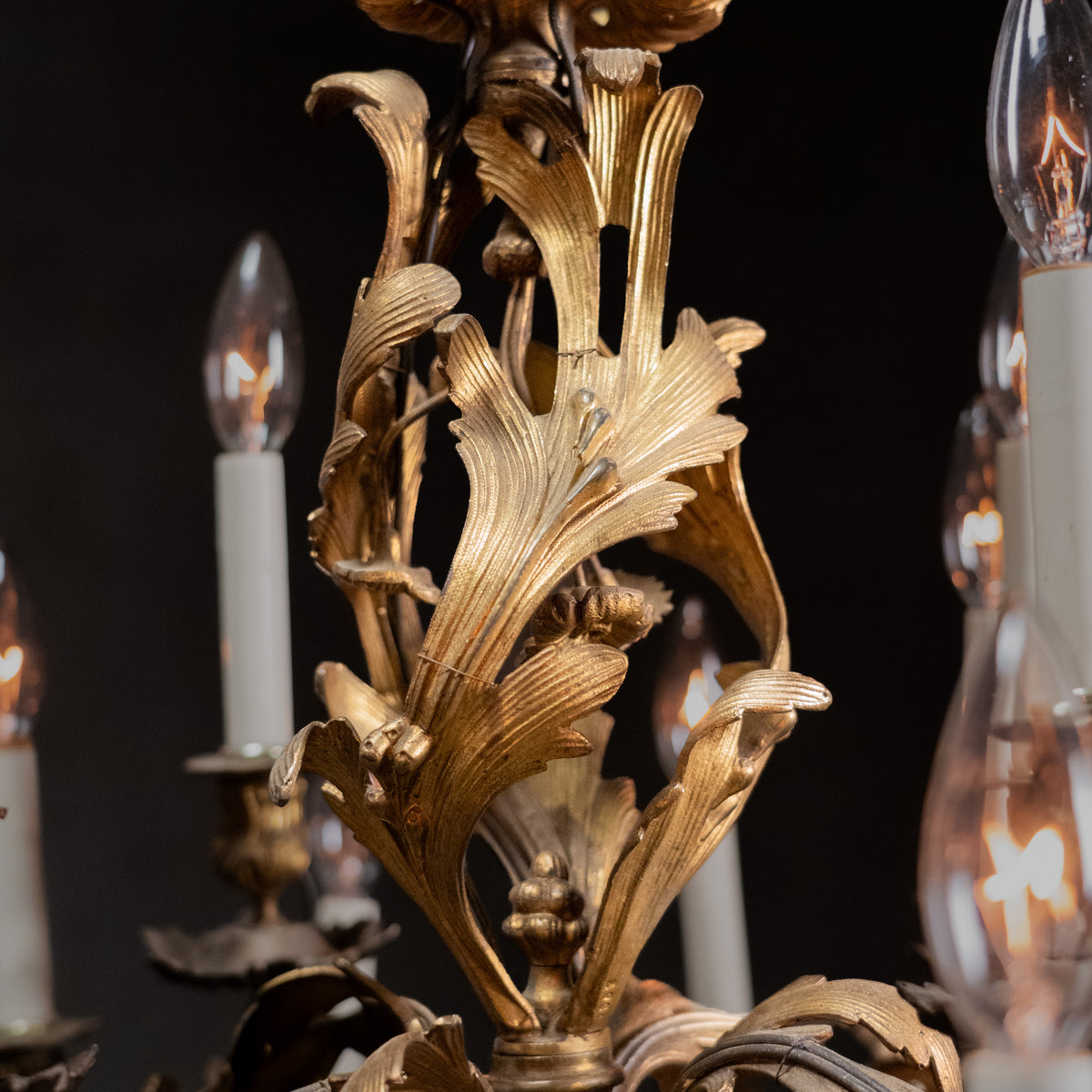 brass chandelier | Scott Landon Antiques and Interiors.