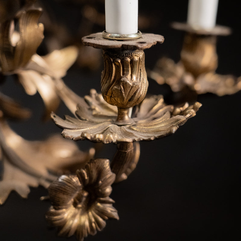 brass chandelier | Scott Landon Antiques and Interiors.