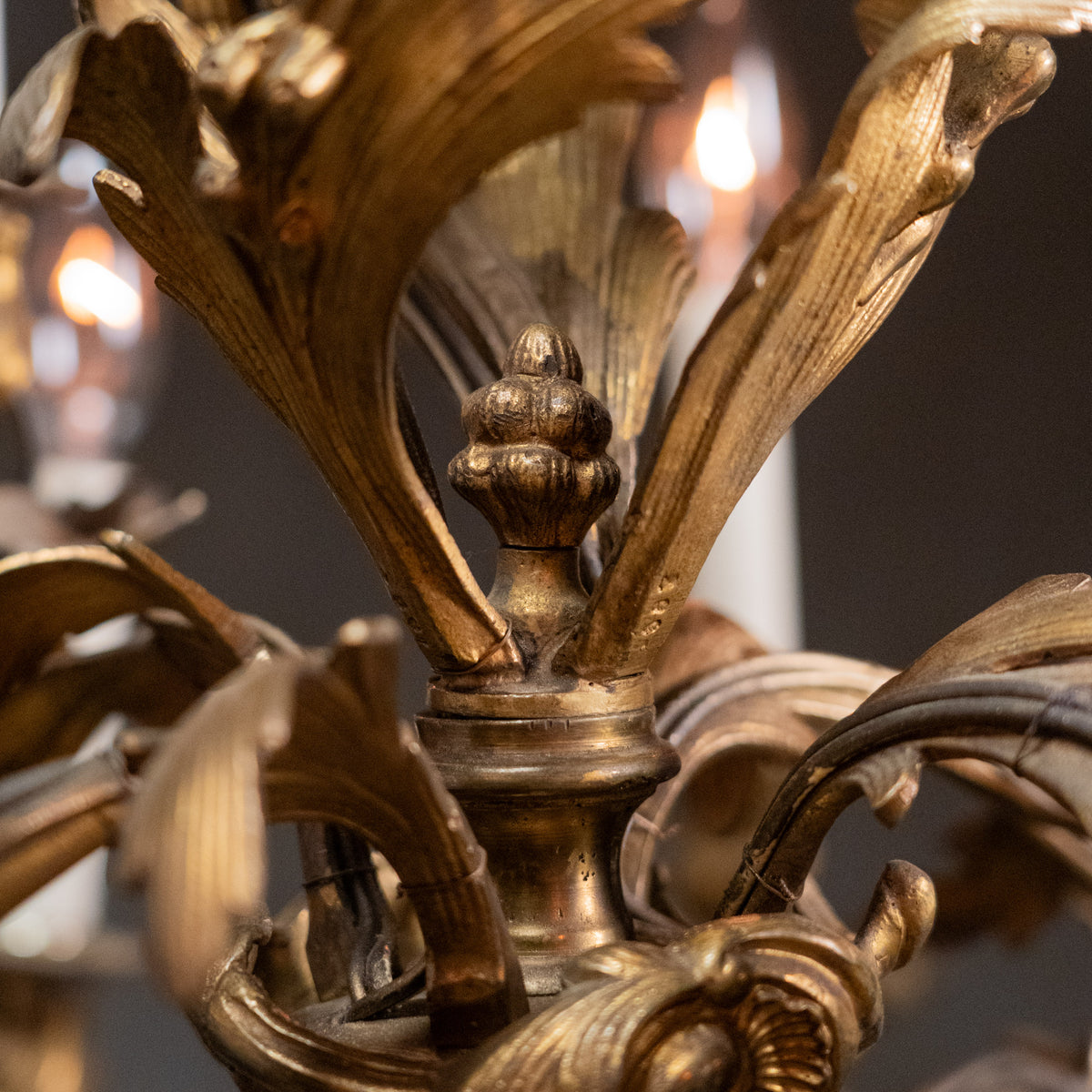 brass chandelier | Scott Landon Antiques and Interiors.