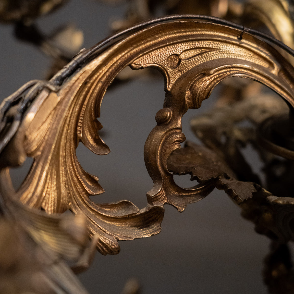 brass chandelier | Scott Landon Antiques and Interiors.