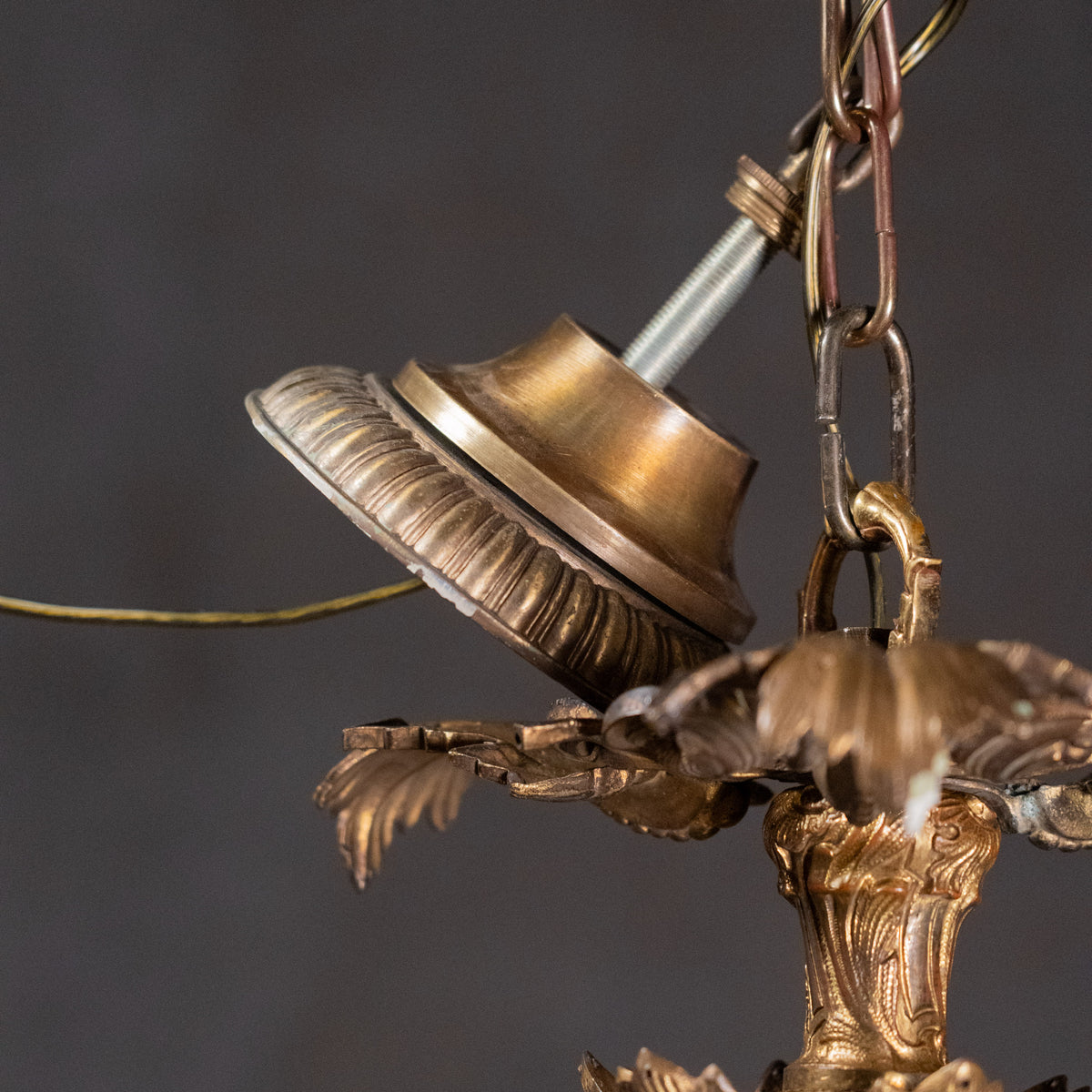 brass chandelier | Scott Landon Antiques and Interiors.