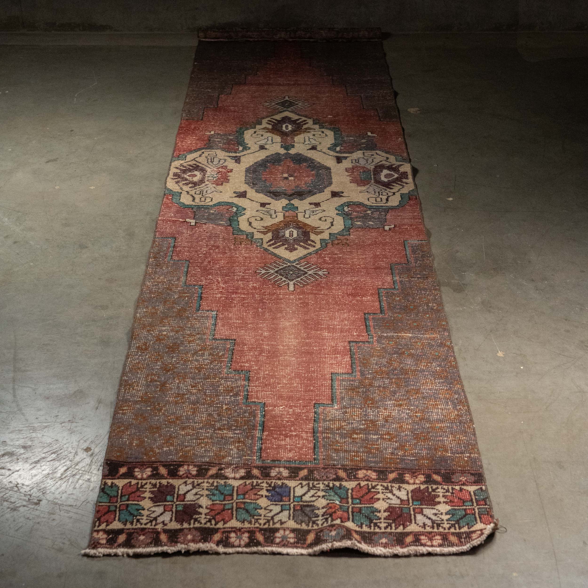Vintage Heriz Runner Carpet