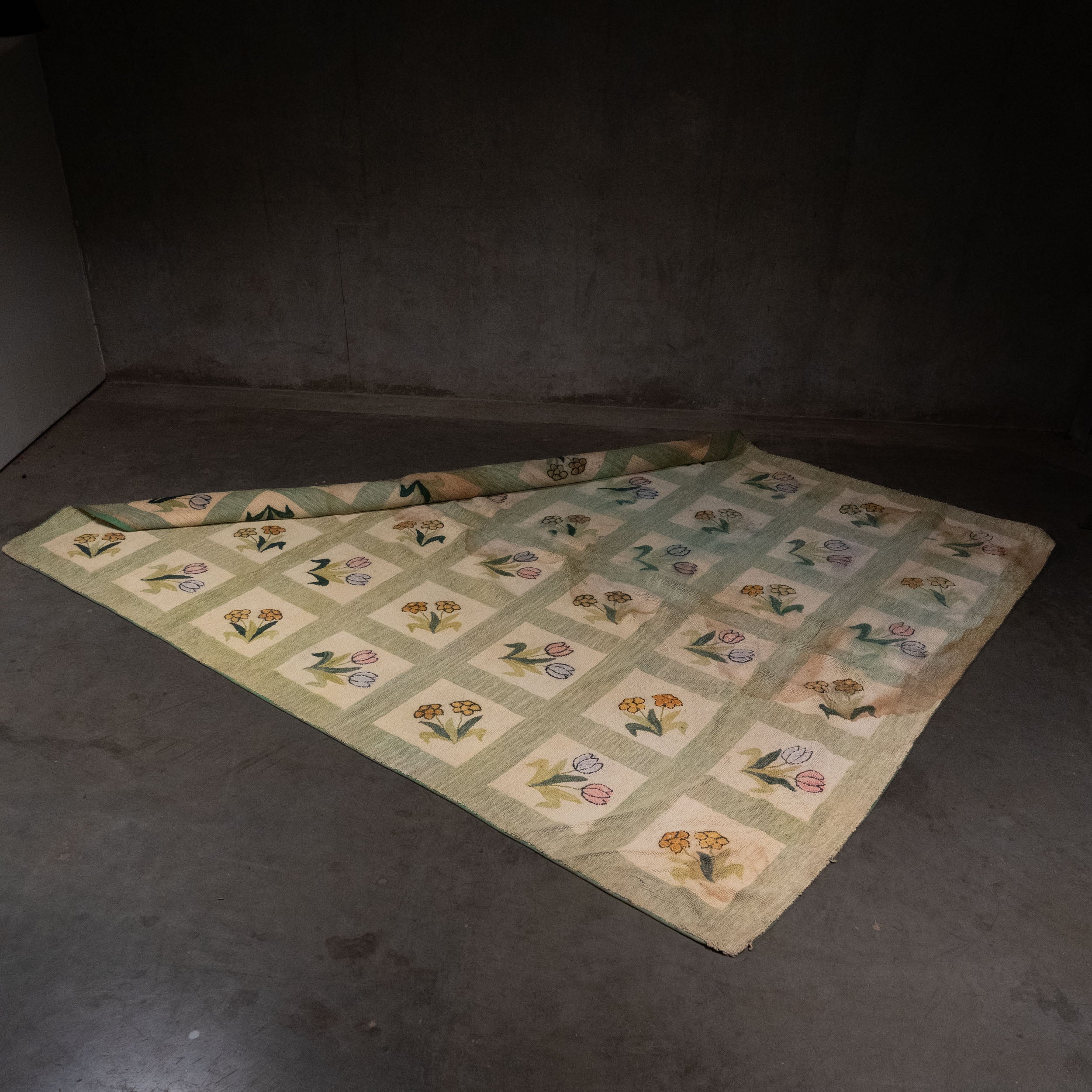 1920 Quebec Hooked Rug