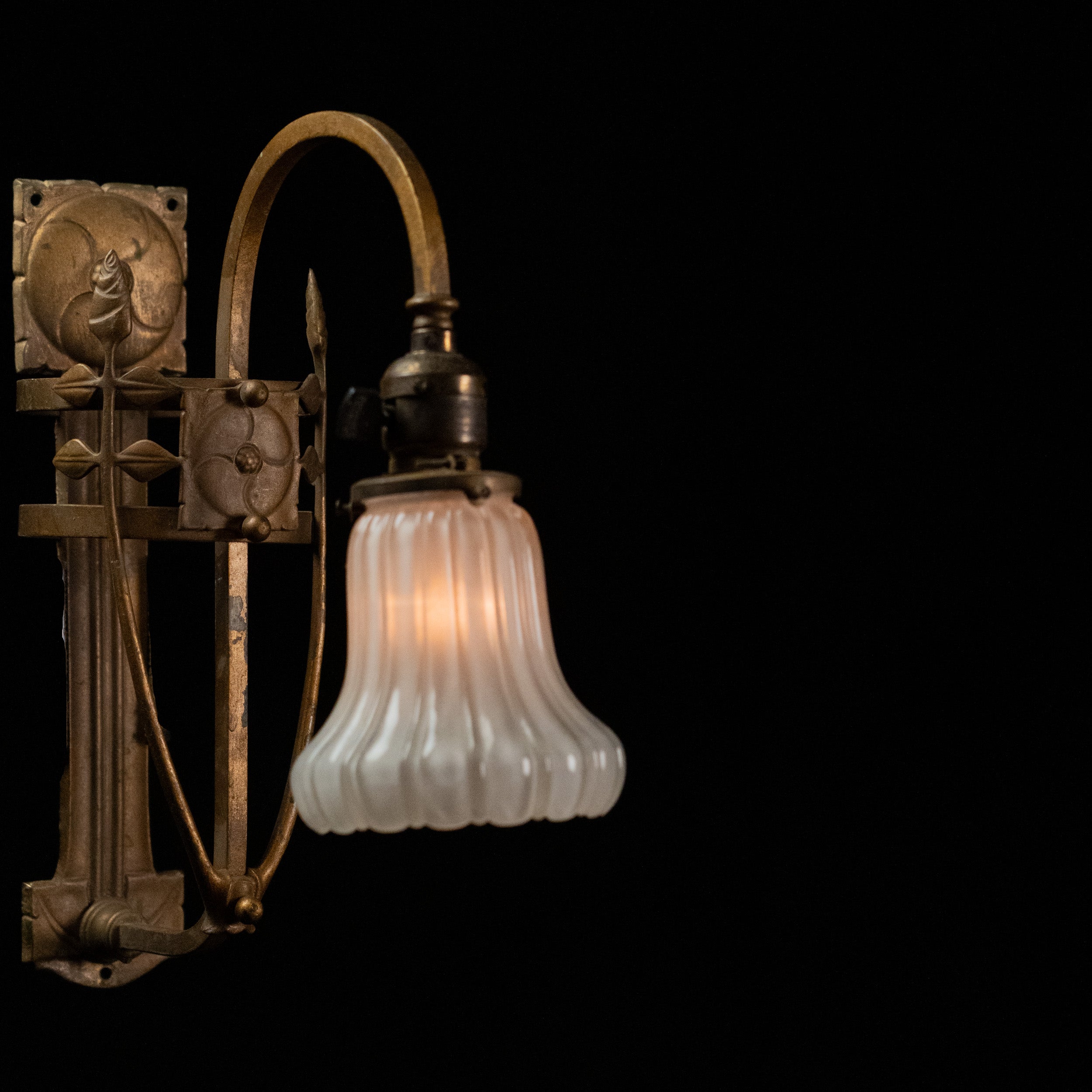 1930 Brass Sconce