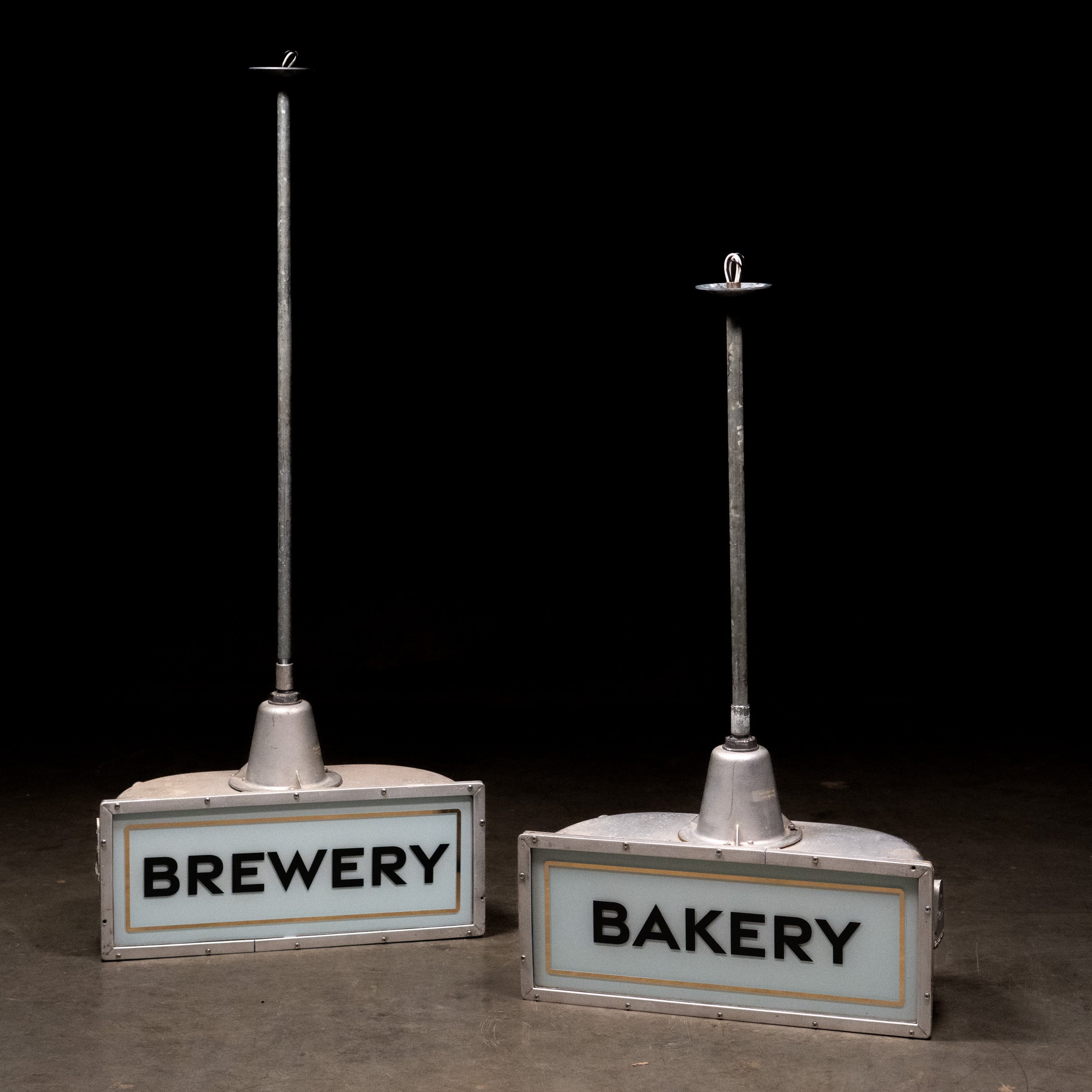 1940 Industrial Pendant Sign