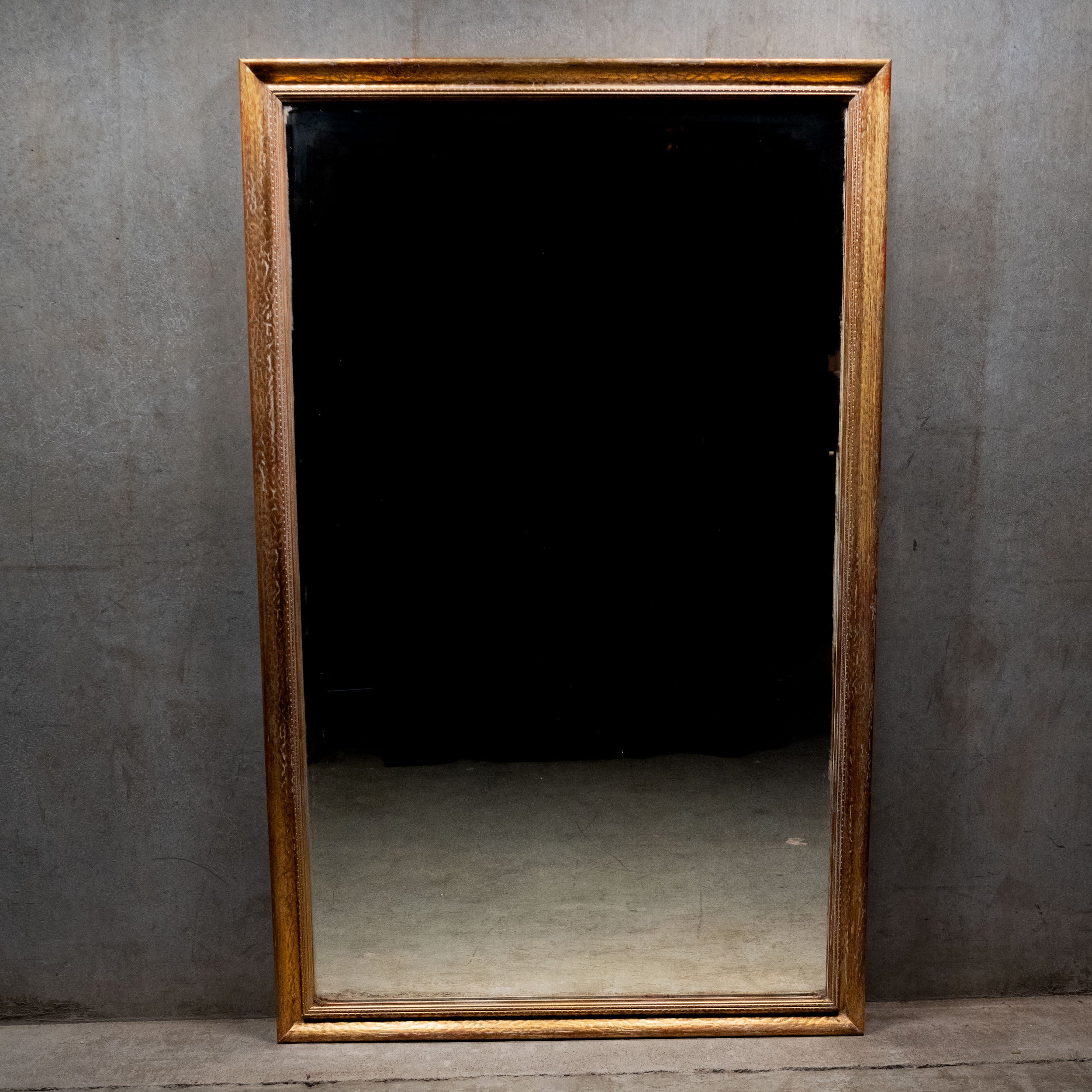 1940 Large Palm Beach Gilded Mirror
