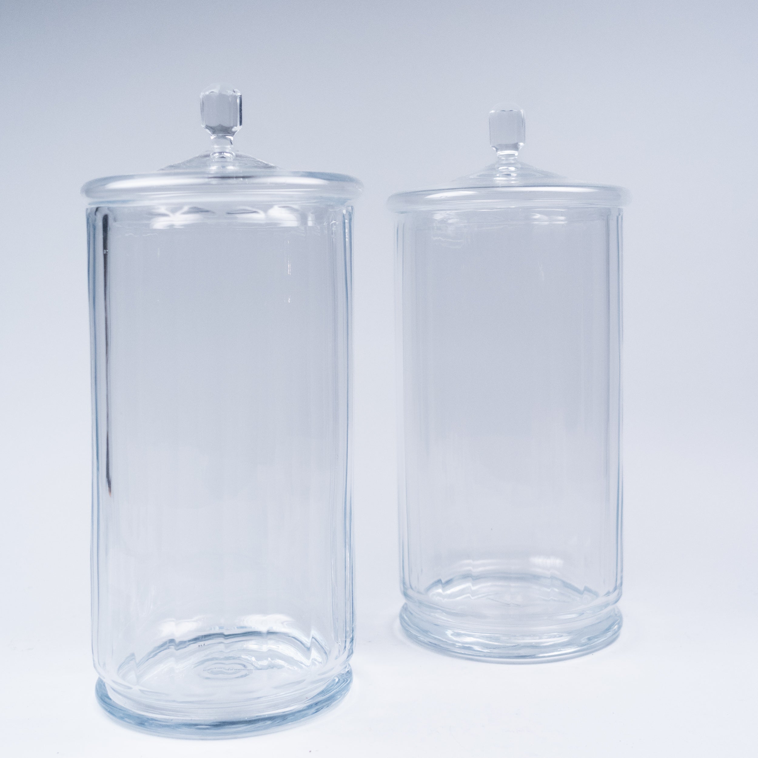Vintage Large European Glass Apothecary Jars