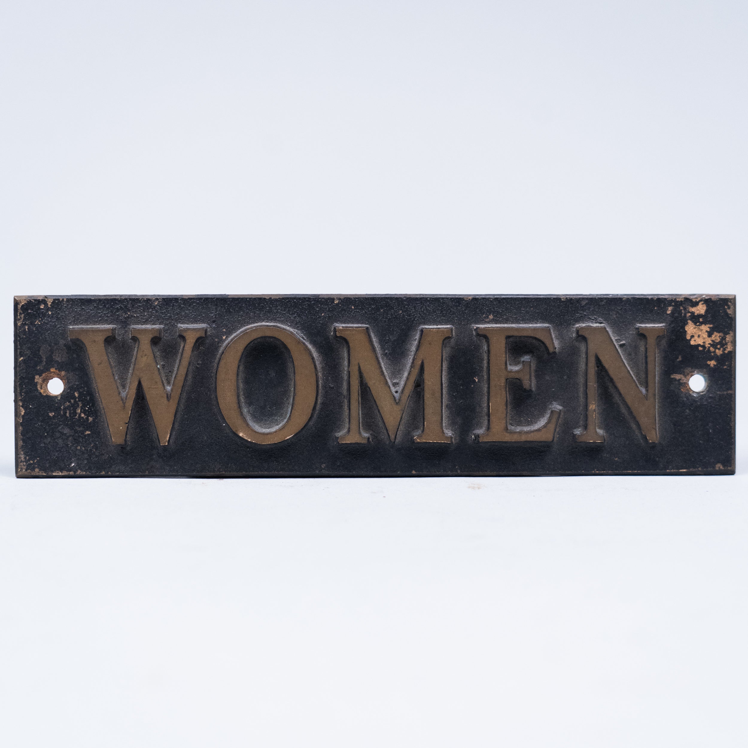 1920 Bronze Women's Sign