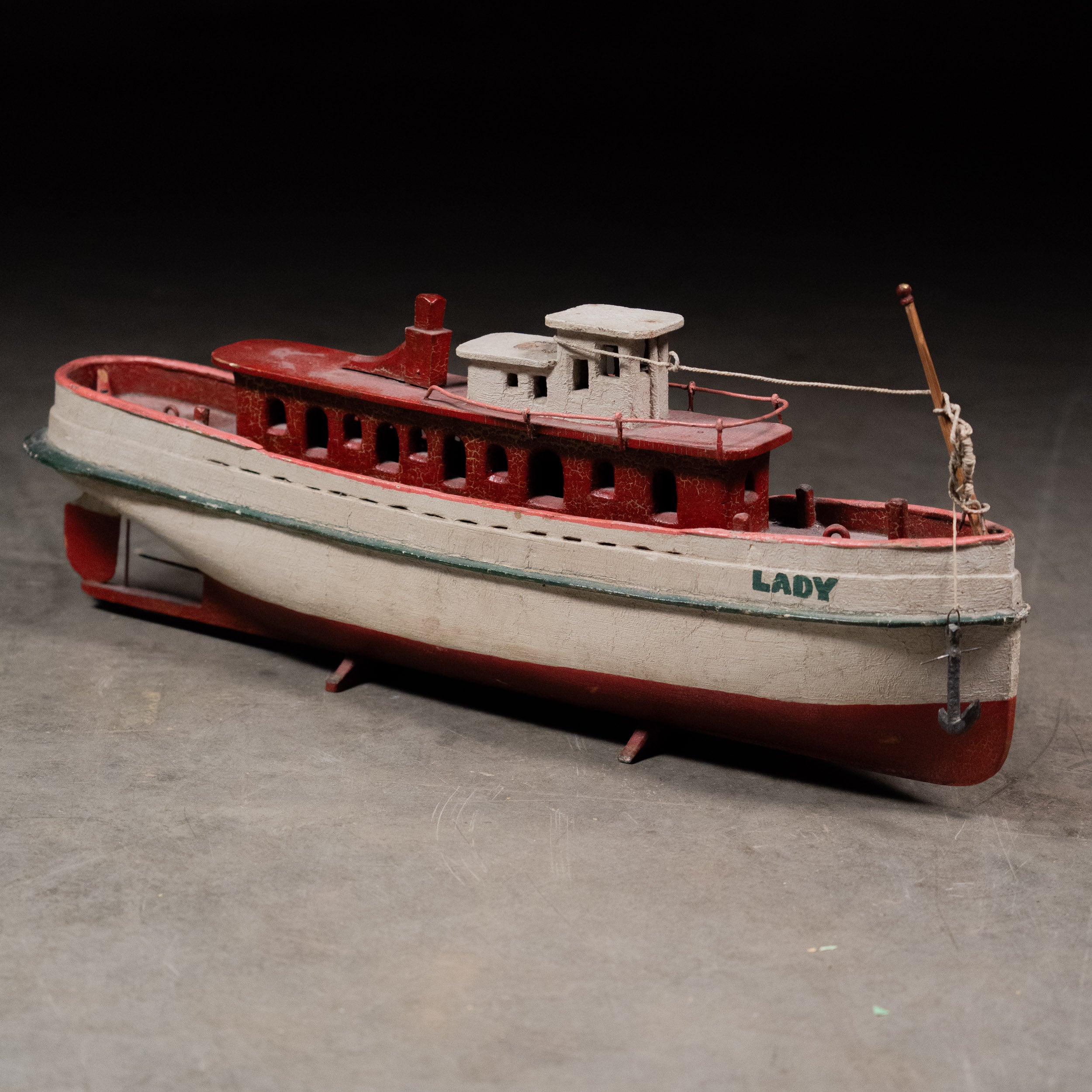 1950 Folk Art Boat
