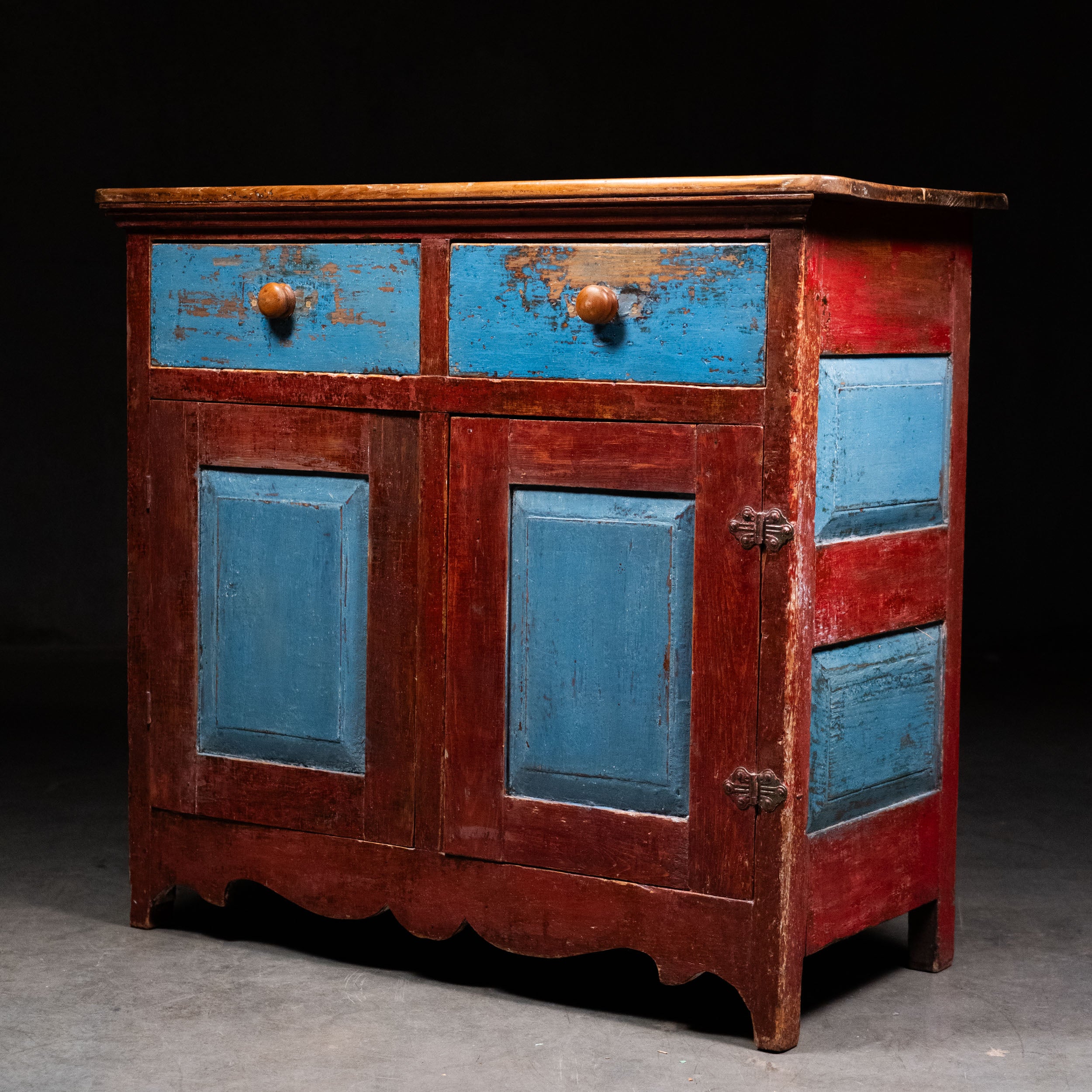 1920 doukhabour multi panel sideboard cabinet