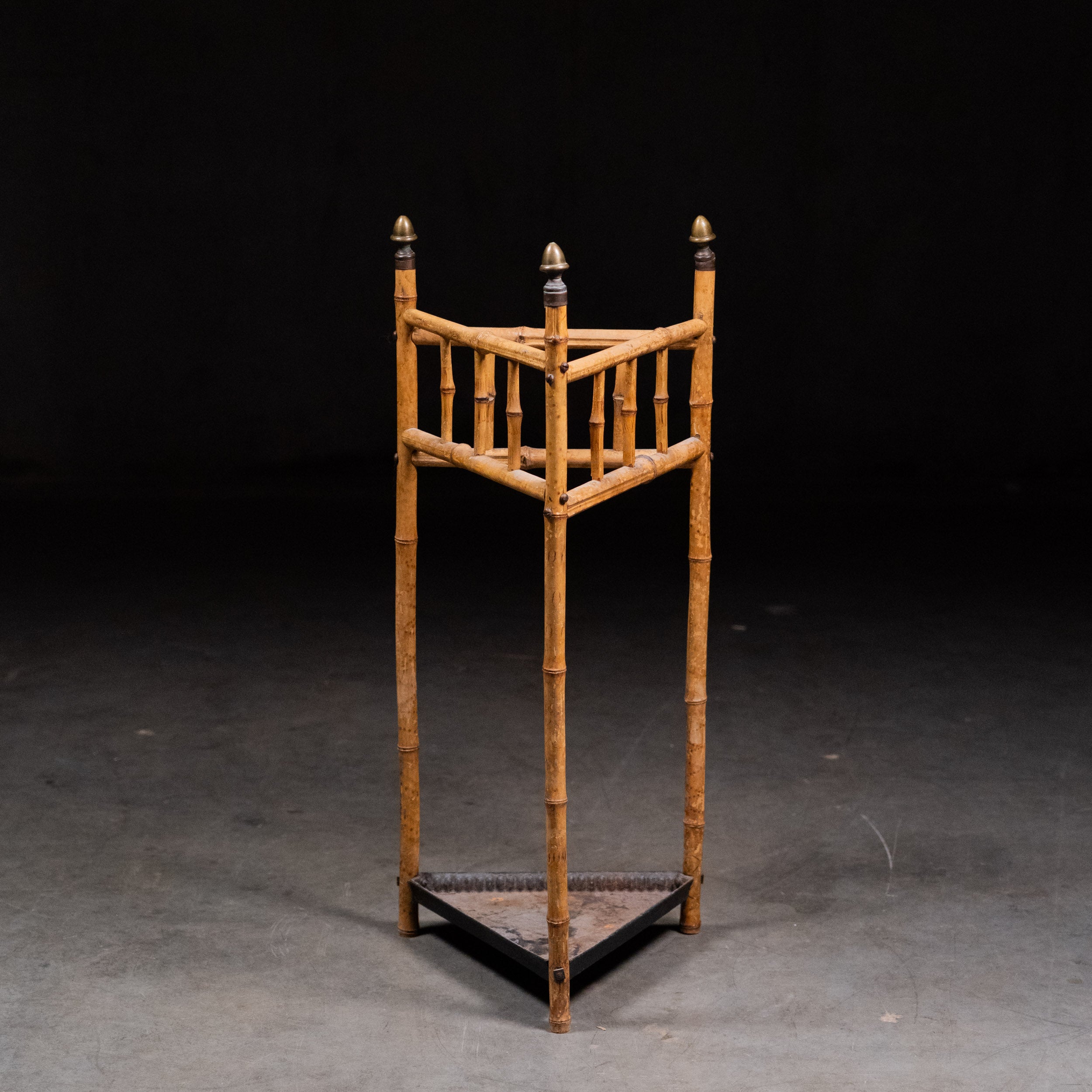 19th C Bamboo Umbrella Stand
