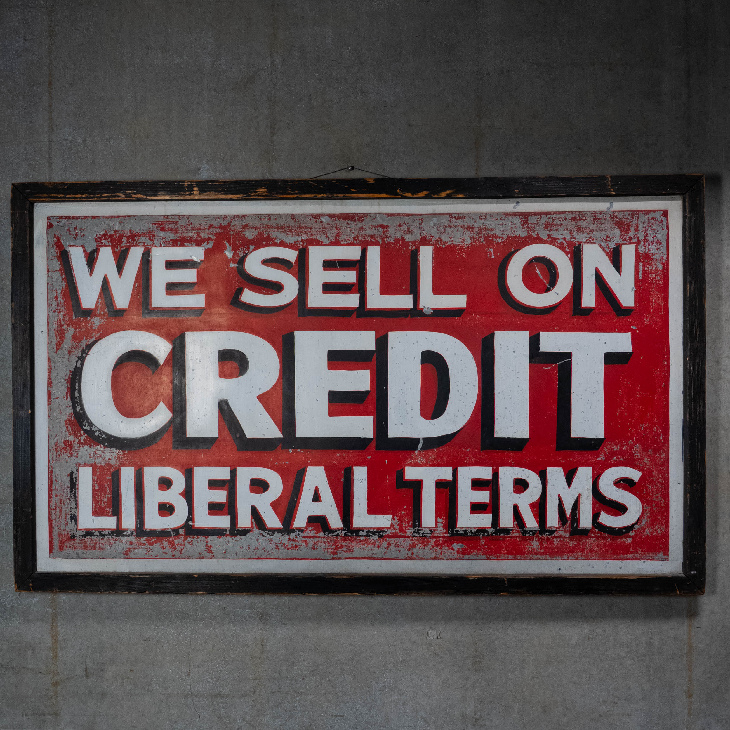 1930 Advertising Sign