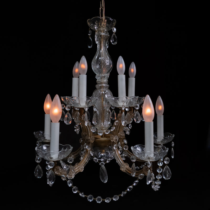 crystal chandelier | Scott Landon Antiques and Interiors.
