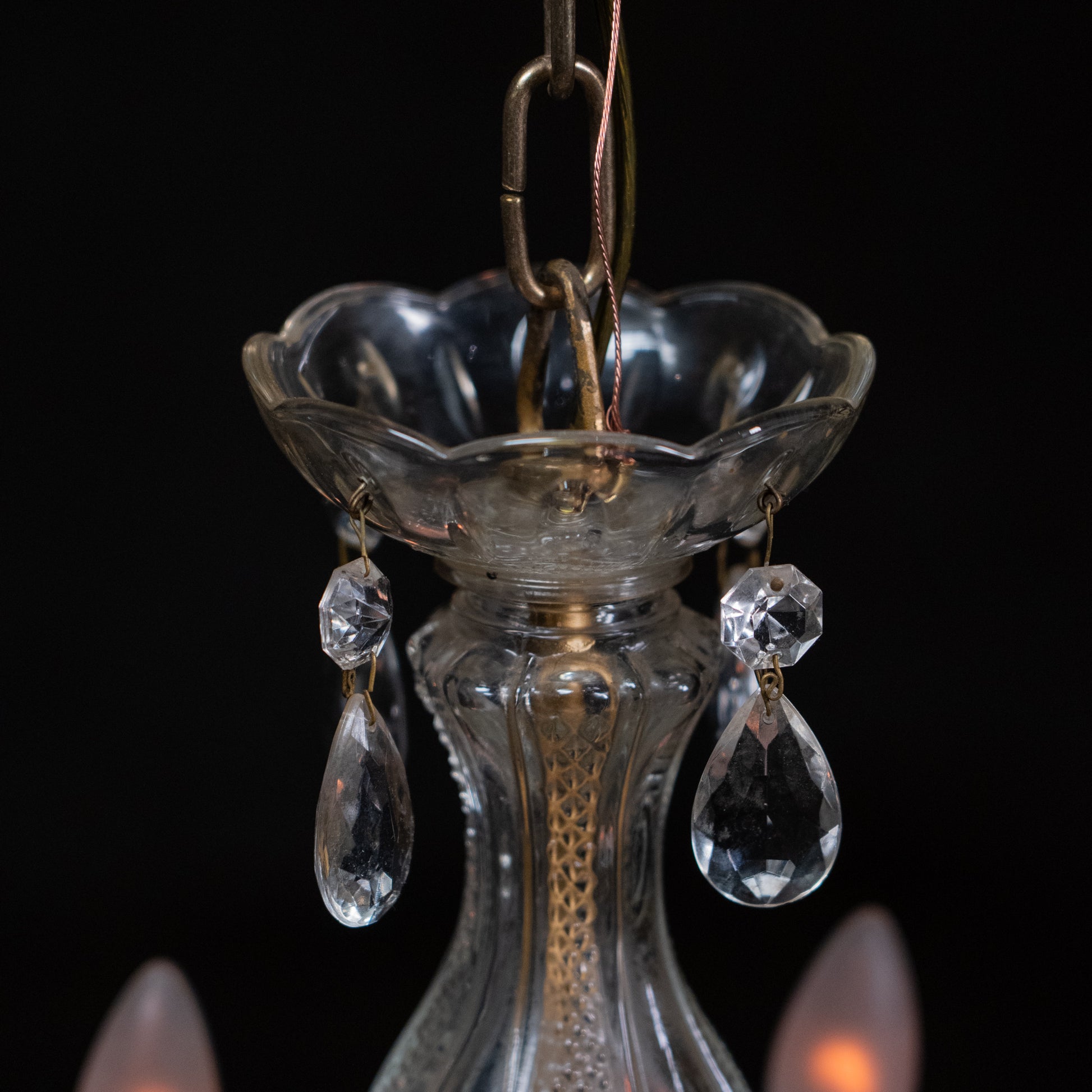 crystal chandelier | Scott Landon Antiques and Interiors.