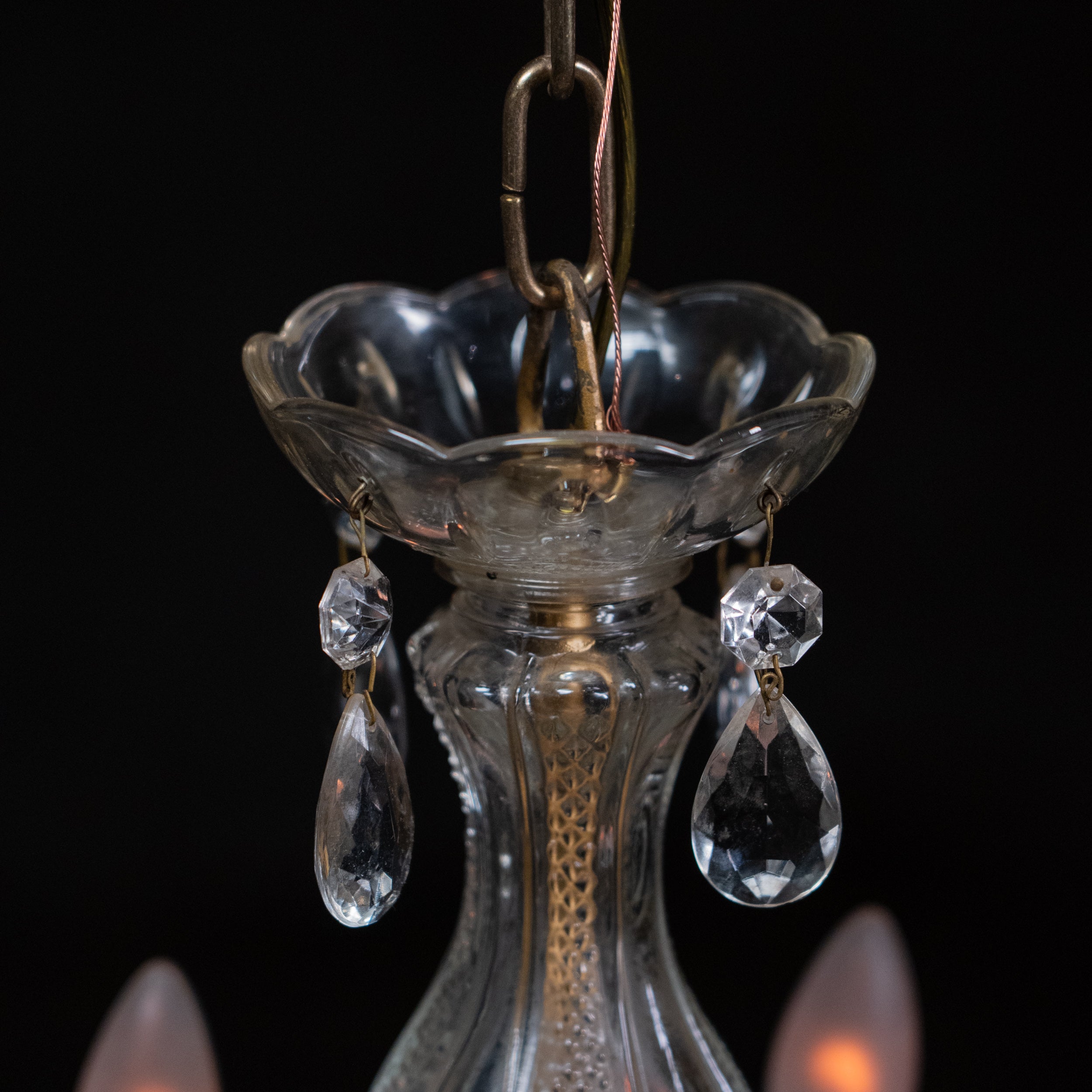crystal chandelier | Scott Landon Antiques and Interiors.