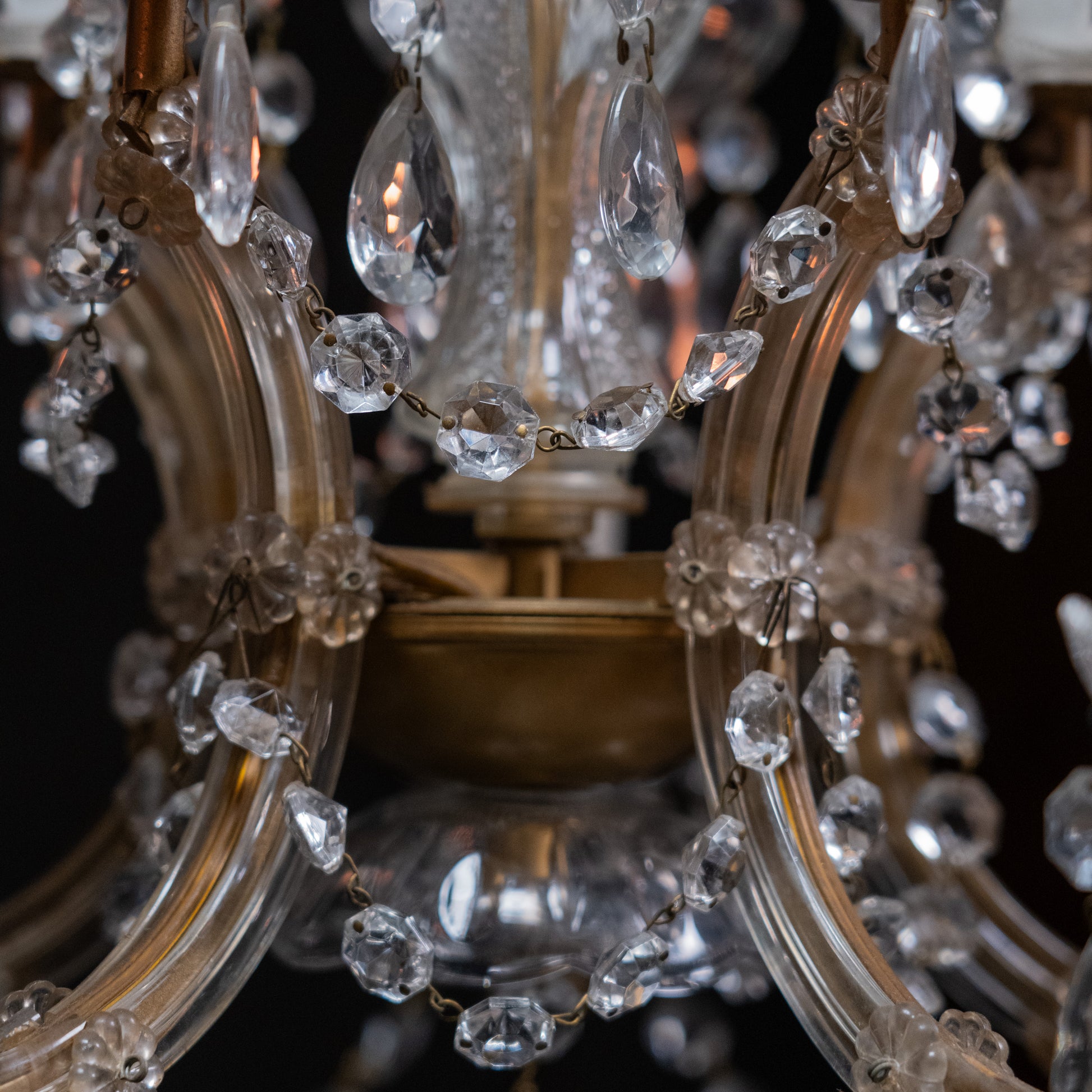 crystal chandelier | Scott Landon Antiques and Interiors.