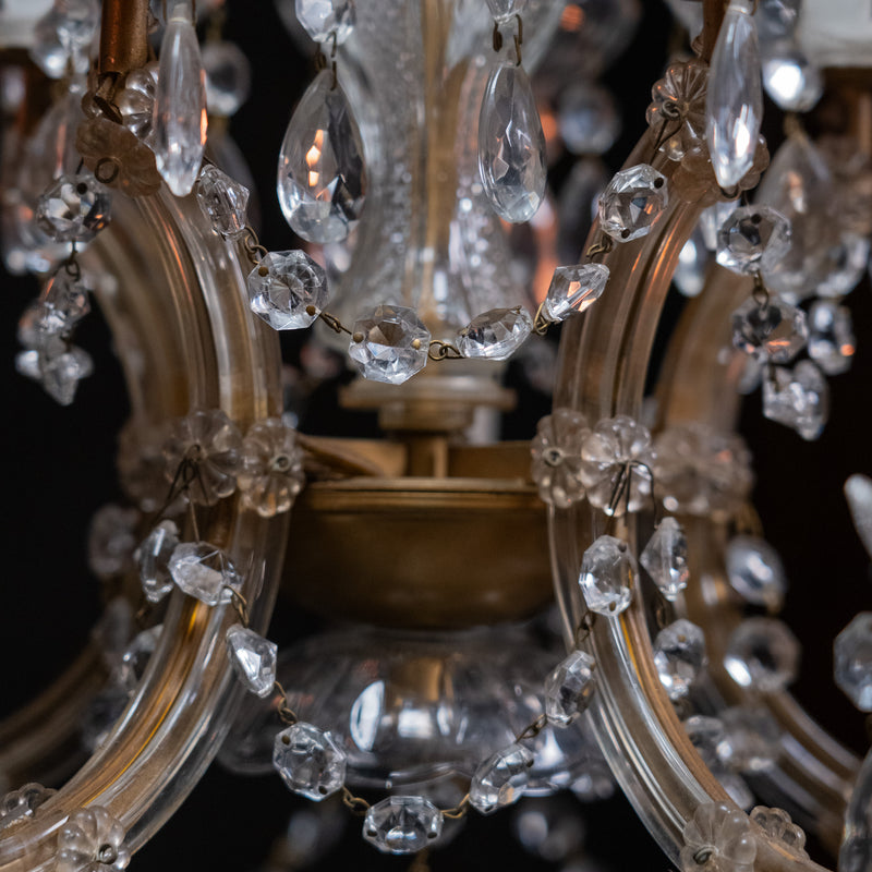 crystal chandelier | Scott Landon Antiques and Interiors.